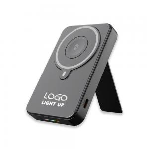 Işıklı Logo 15W MagSafe Powerbank 10000 mAh (Telefon, Saat, Kulaklık))