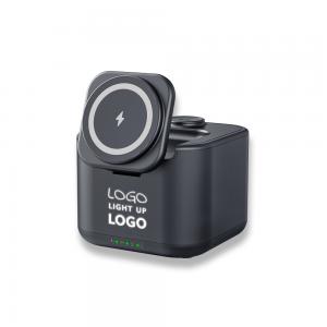 Işıklı Logo Hoparlörlü Magsafe Şarj Standı (Telefon, Kulaklık, Saat)